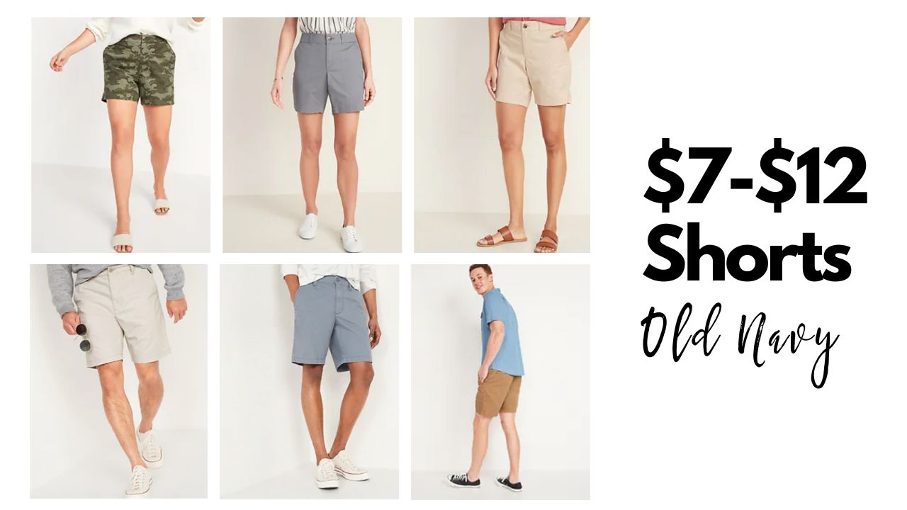 Old Navy Shorts | $12 Adults or $7 Kids :: Southern Savers