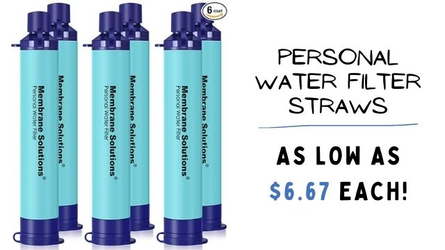 personal water filter straw
