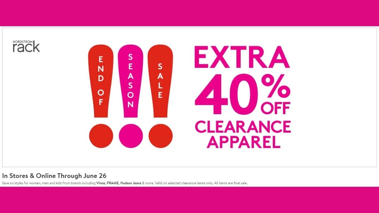 Nordstrom Rack  40% Off Clearance Apparel :: Southern Savers