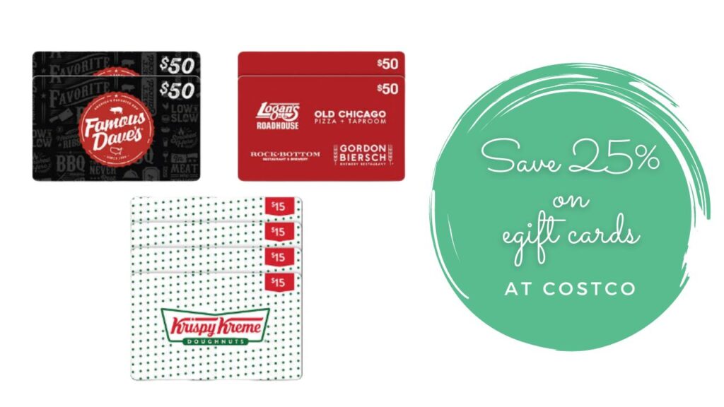 CostCo Save 25 On eGift Cards! Southern Savers