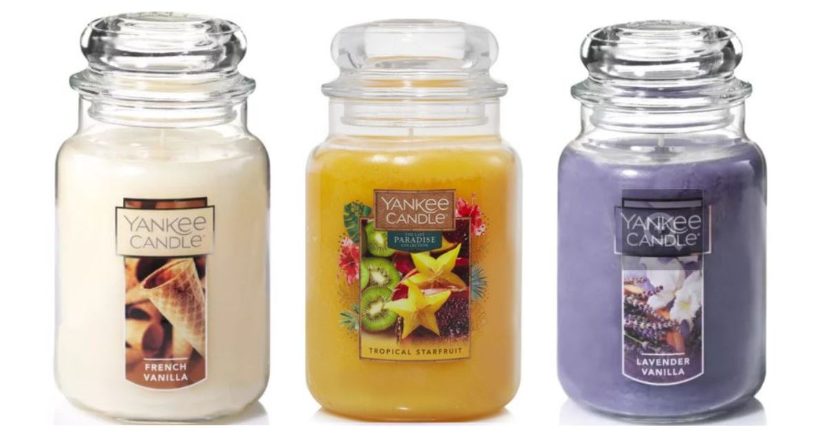 Yankee Candle Large Jar Candles for 10.62 Southern Savers