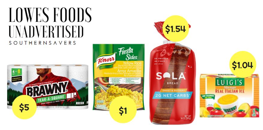 lowes foods unadvertised