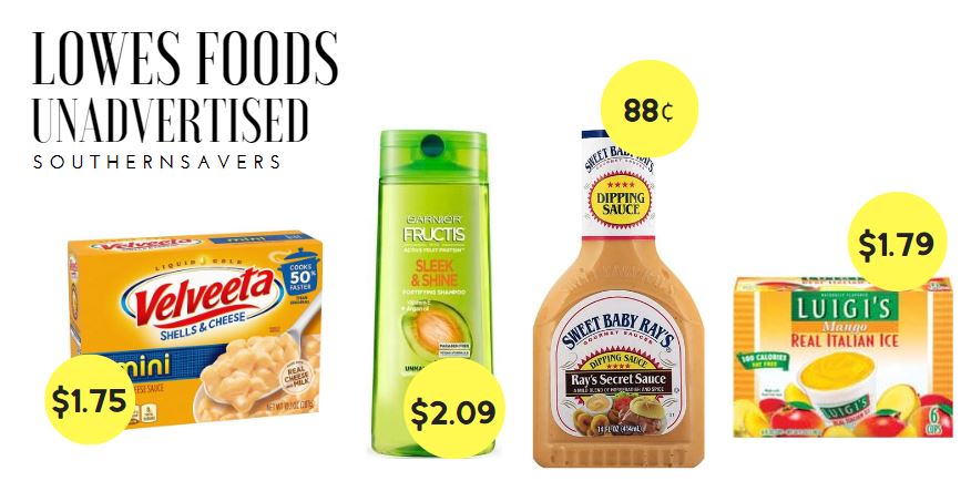 lowes foods unadvertised