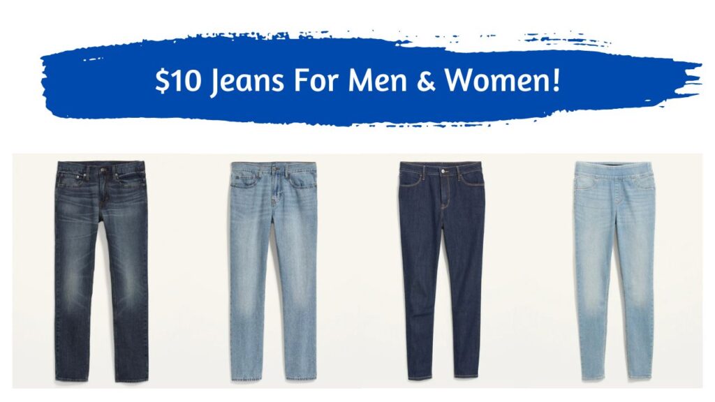 $10 Old Navy Jeans For Men & Women! :: Southern Savers