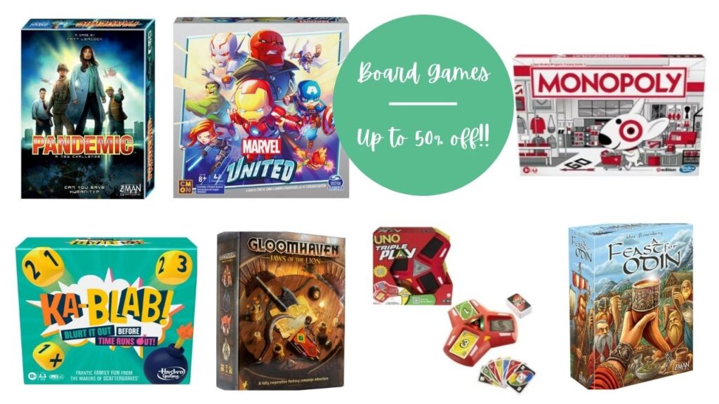 Family Board Games Up to 50 Off Southern Savers