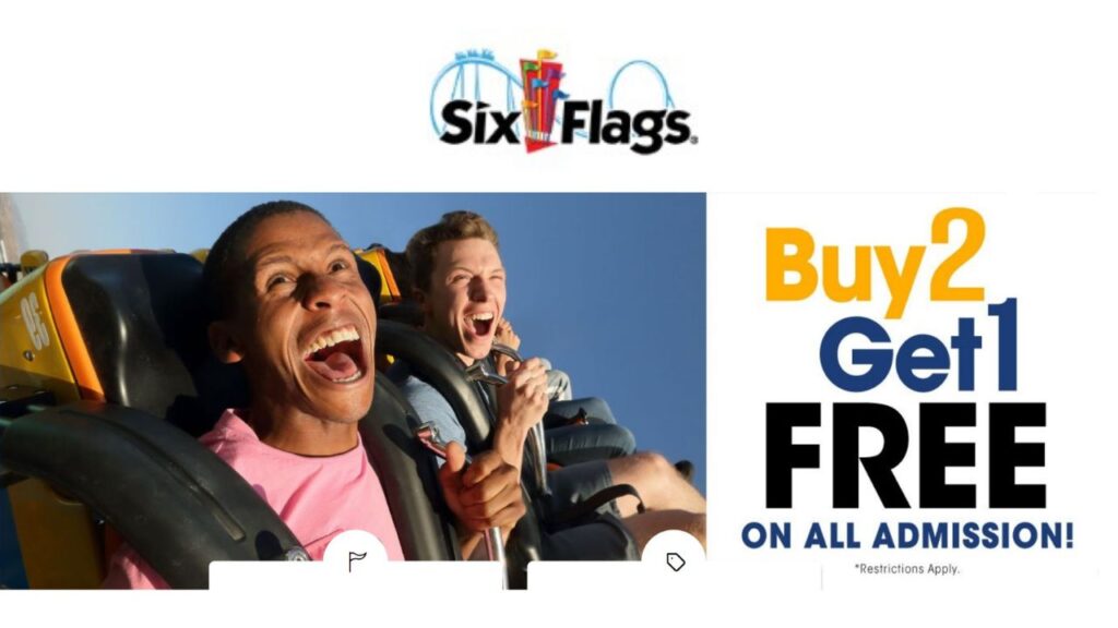 Six Flags B2G1 Free Tickets, Passes & Memberships Southern Savers