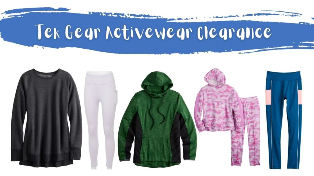 Kohl's Tek Gear Activewear Clearance Southern Savers