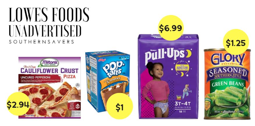 lowes foods unadvertised