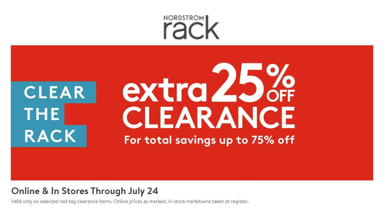 Clear the Rack Sale