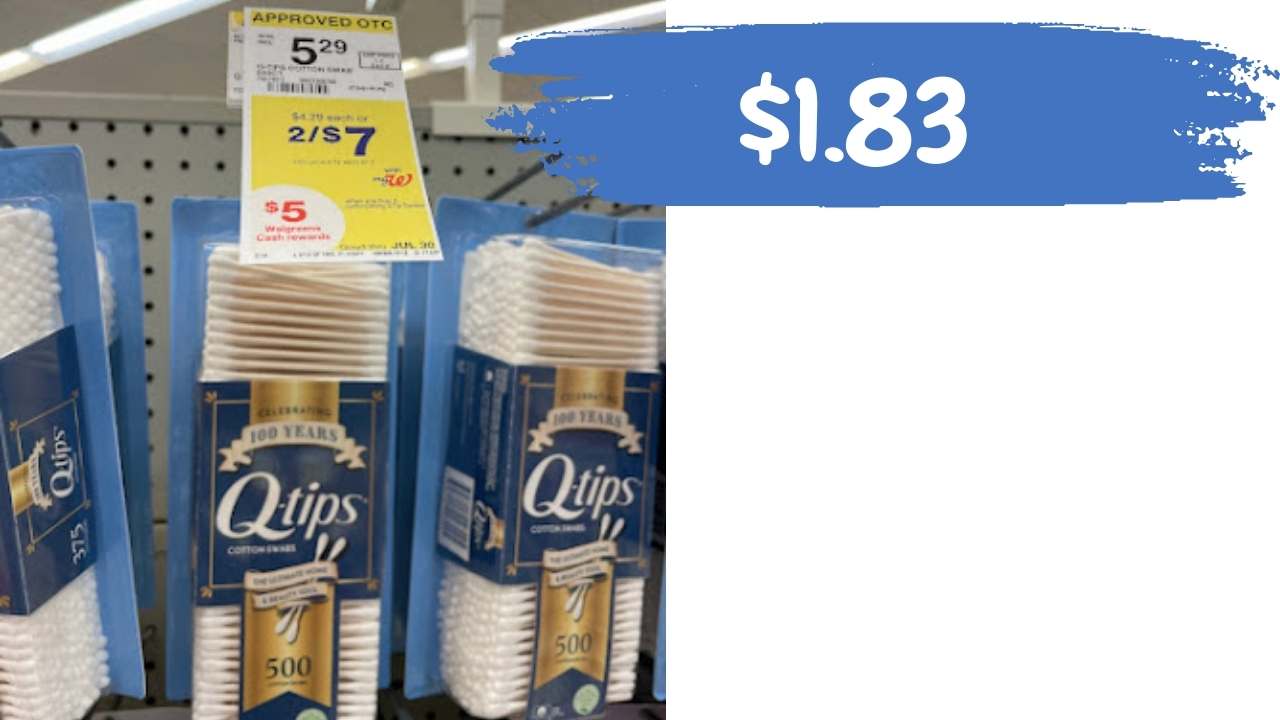 $1.83 Q-Tips, No Coupons Needed | Walgreens Month-Long Deal :: Southern ...