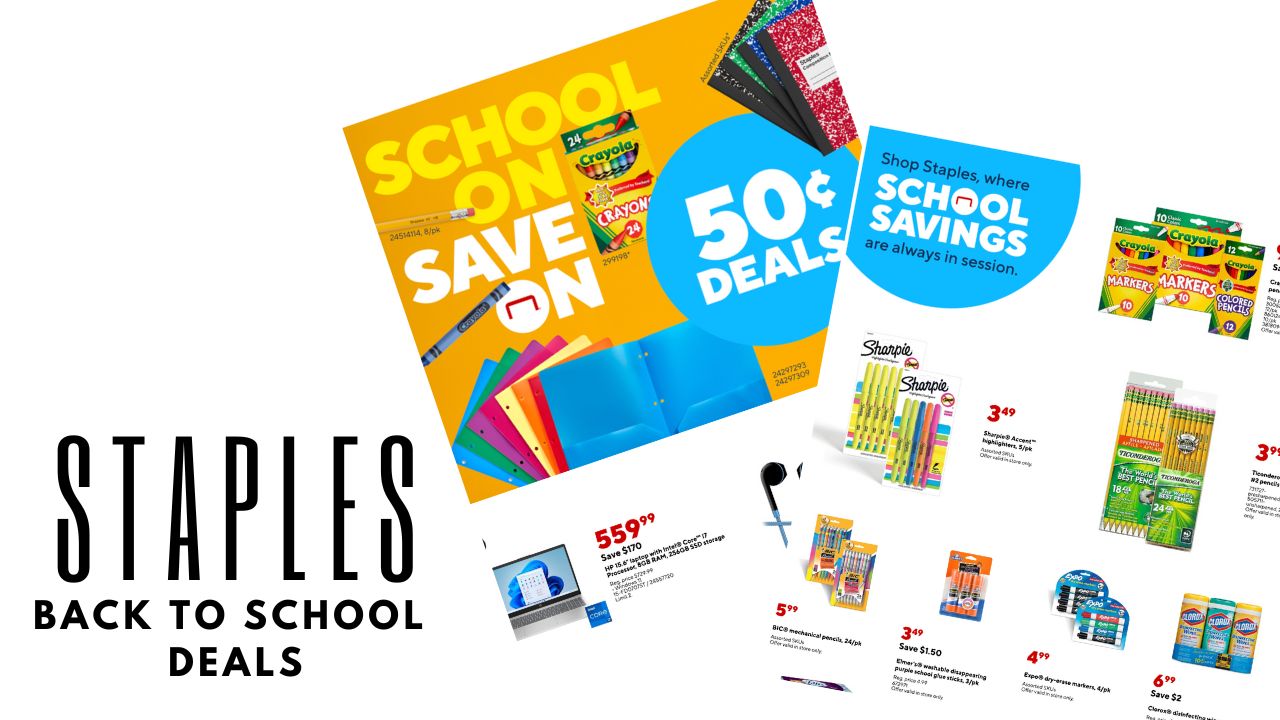 Staples Back To School Sale 2025