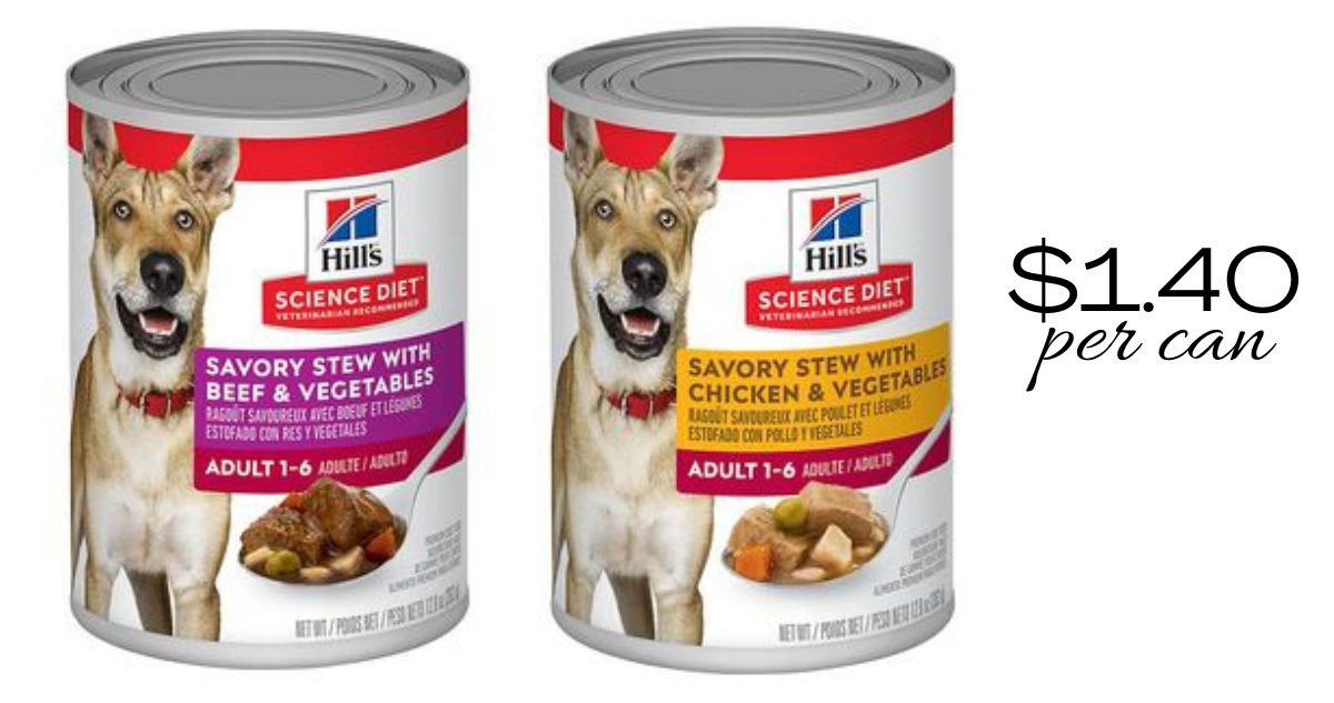 Hill's Science Diet Dog Food for 1.40 Per Can Southern Savers