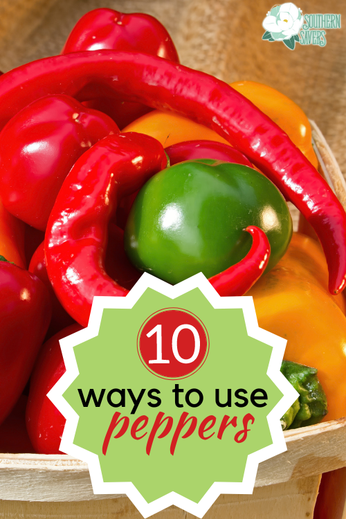 If you have an overabundance of peppers in your garden this year, here are 10 ways to use peppers — hot, sweet, and everything in between!