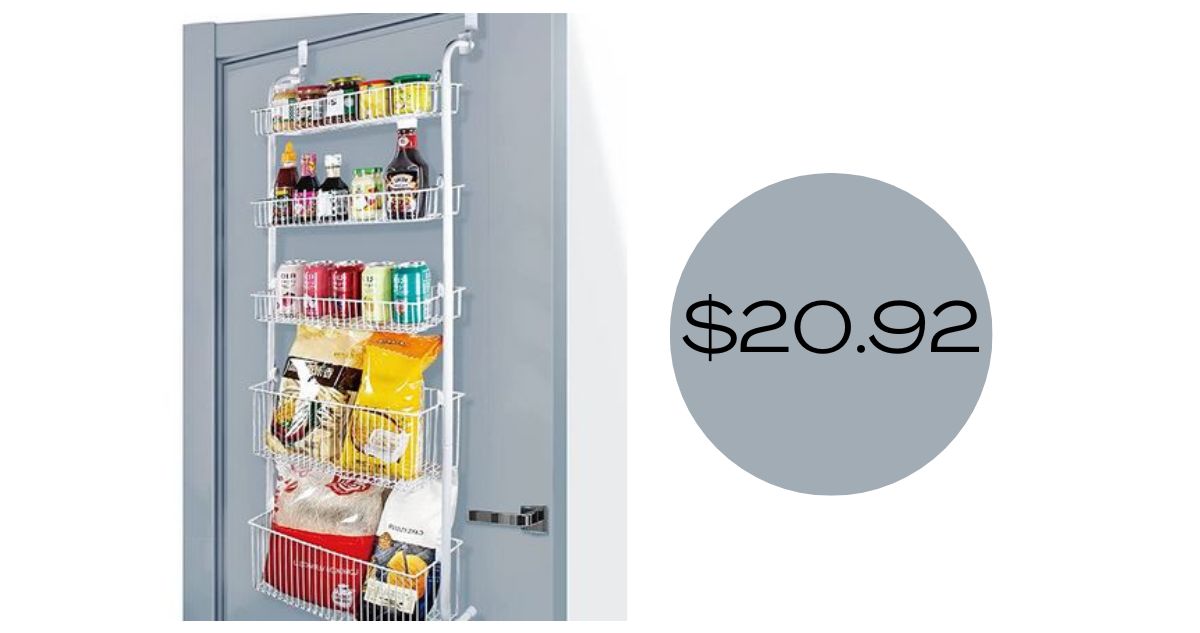 Amazon 5Tier Over the Door Organizer for 20.92 Southern Savers