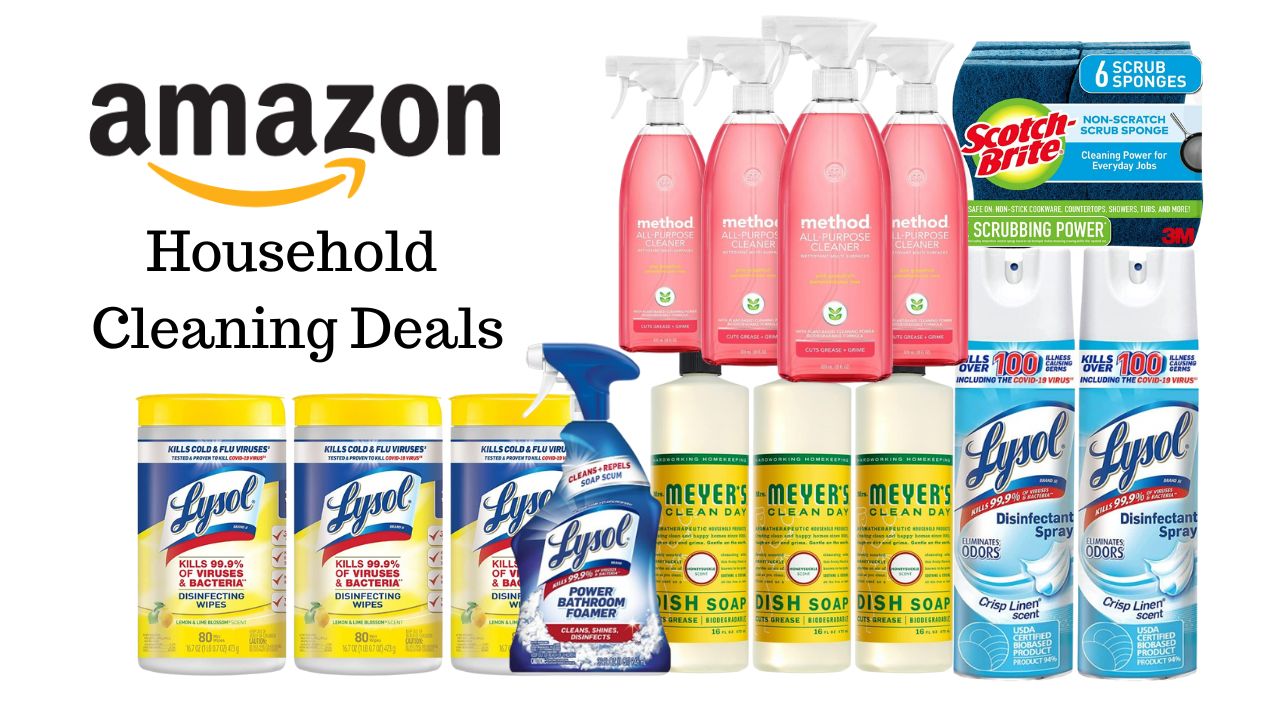 Amazon Household Cleaning Deals Southern Savers