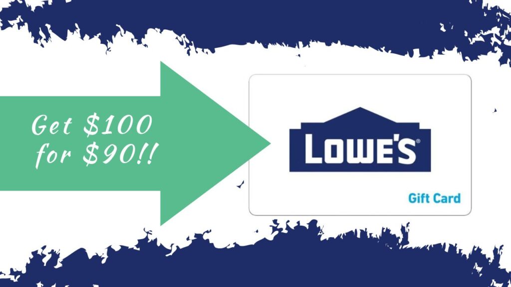 100 Lowe's Gift Card For Only 90 Southern Savers