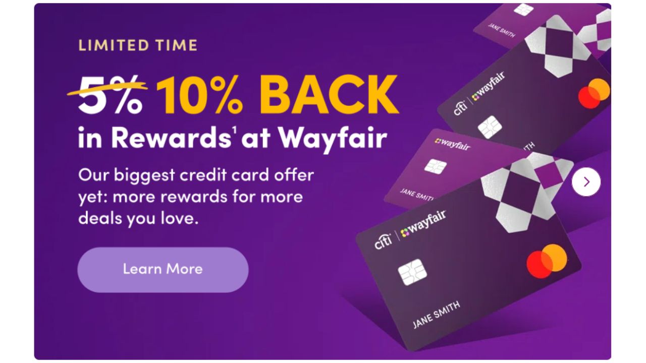 Get 10 Back in Rewards at Wayfair Southern Savers