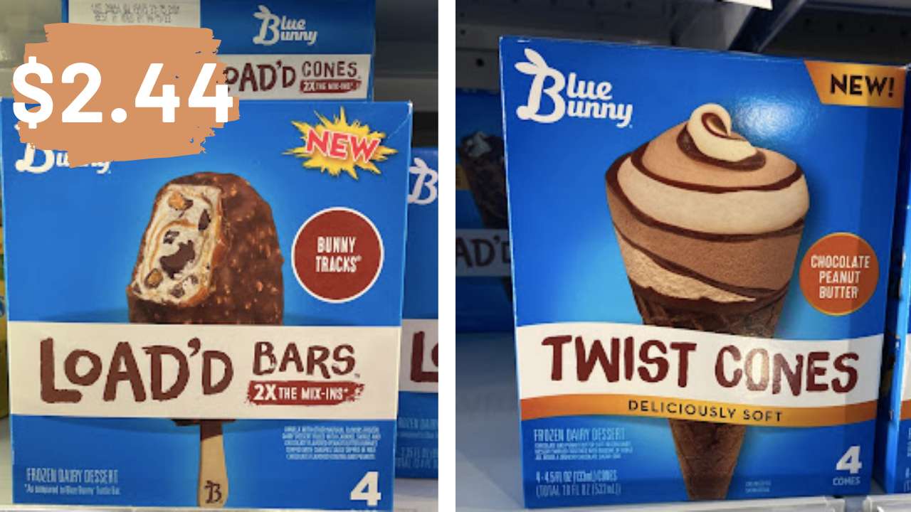 Blue Bunny Ice Cream Deals at WinnDixie, Food Lion, & Lowes Foods