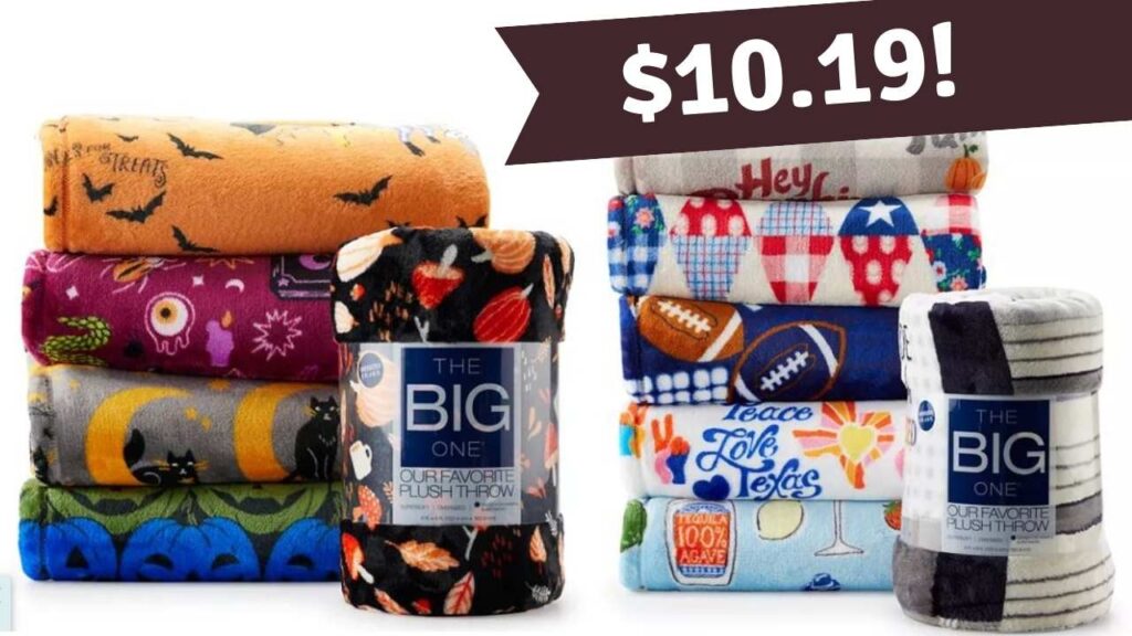 Kohl's The Big One Oversized Plush Throw Just 10.19 Southern Savers