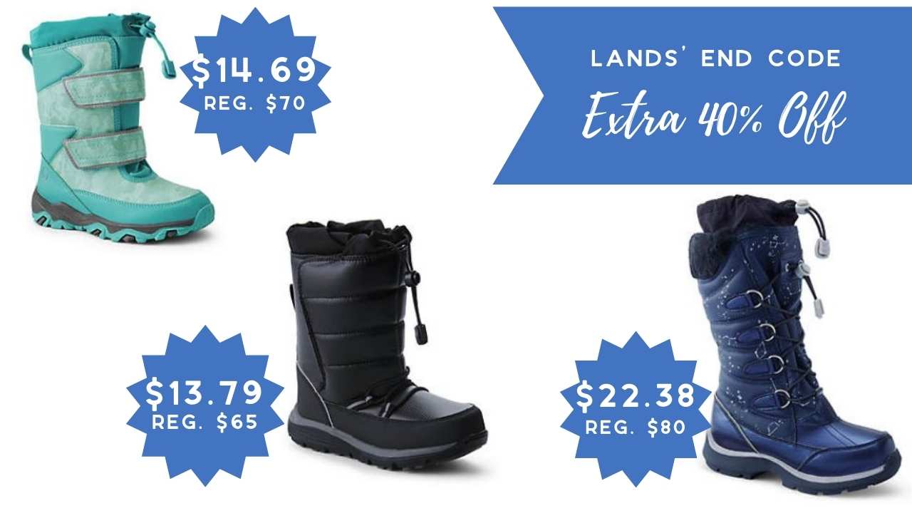 lands' end kids boots