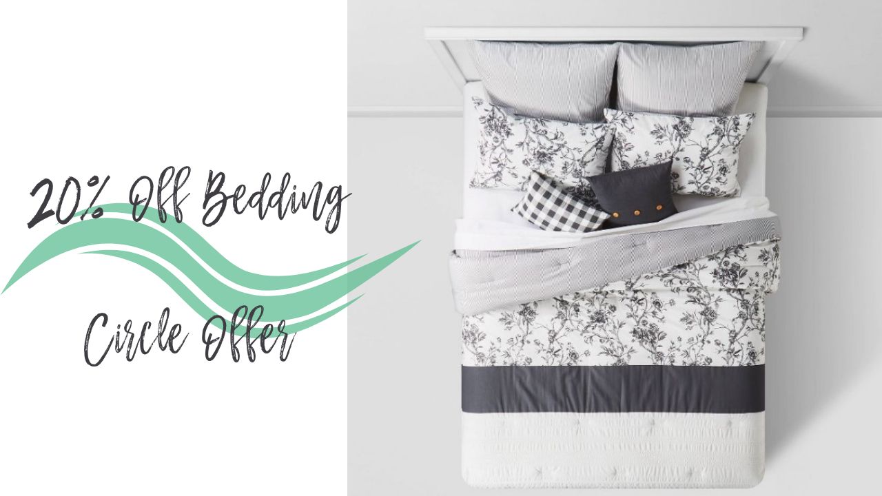 Target Circle Offer 20 Off Bedding Southern Savers