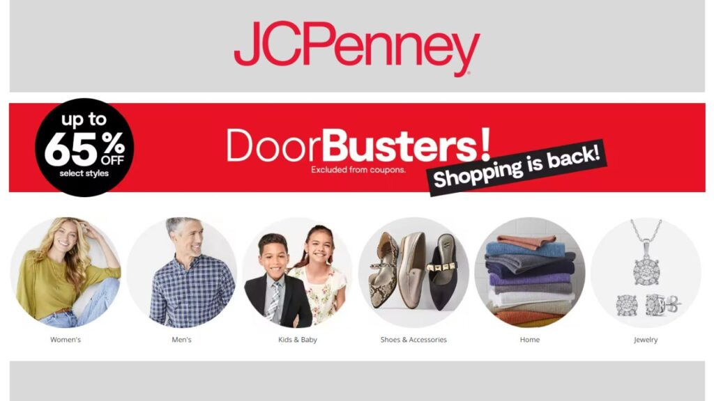 JCPenney 65 Off Doorbuster Deals End Today Southern Savers