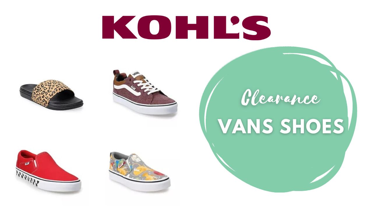sjæl lol Elektrisk Kohl's | VANS Kids Shoe Sale + 20% off Code :: Southern Savers