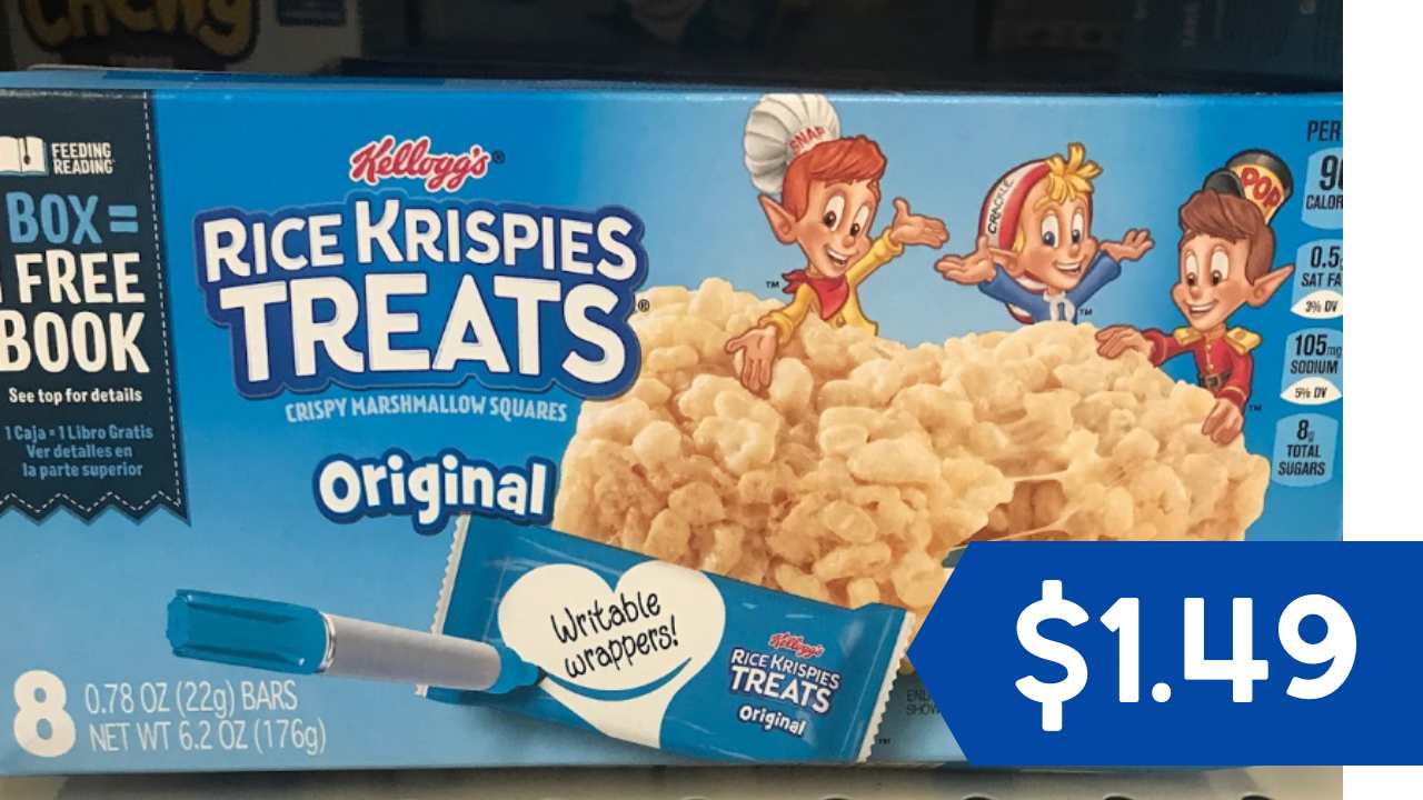Rice Krispies Treats for 1.49 Kroger Mega Deal Southern Savers