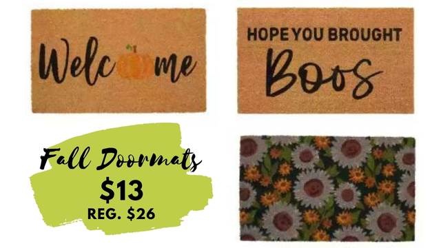 fall doormats