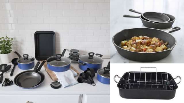 Cooks 3-pc. Cast Iron Fry Pan Set, Color: Black - JCPenney