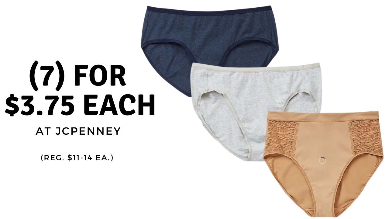 JCPenney  Ambrielle Panties Just $3.75 Each (Reg. $11+) :: Southern Savers