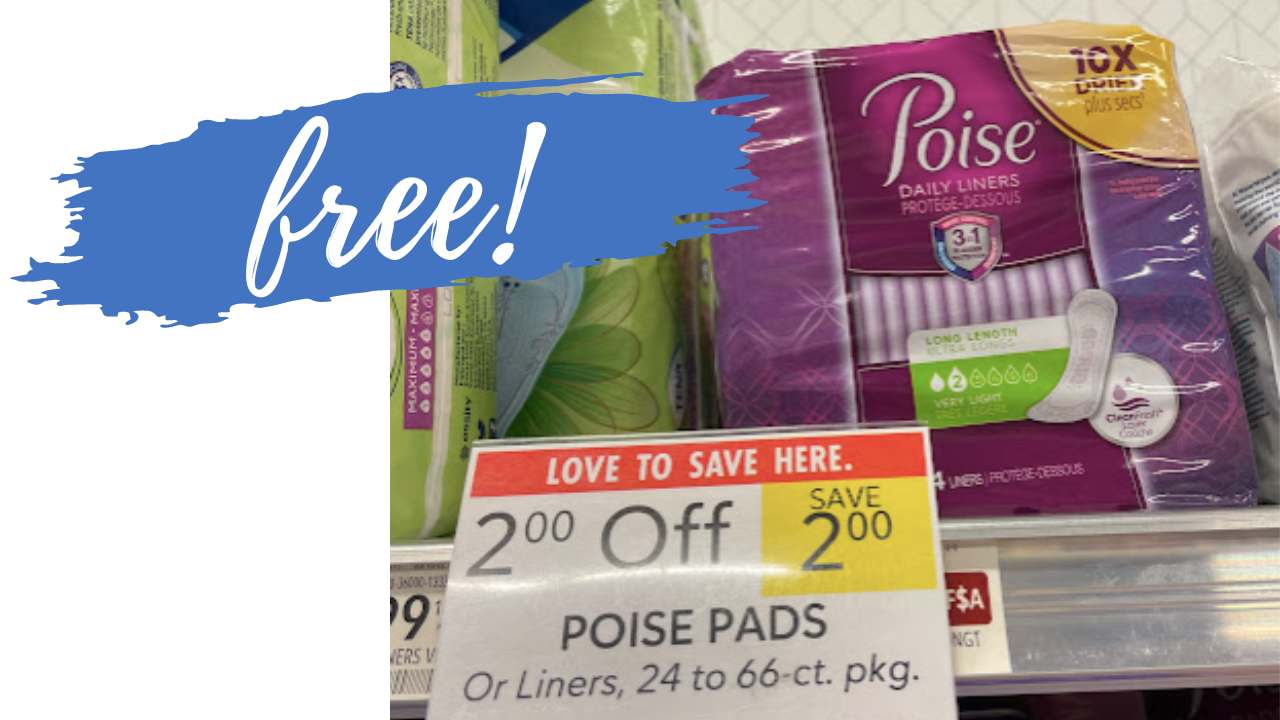 FREE Poise Pads Liners With Stacking Deals Southern Savers