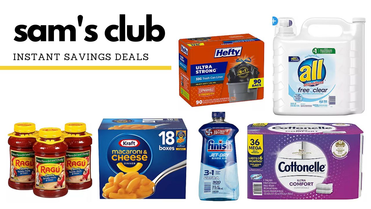 New Sam's Instant Savings Deals thru 9/25 Southern Savers