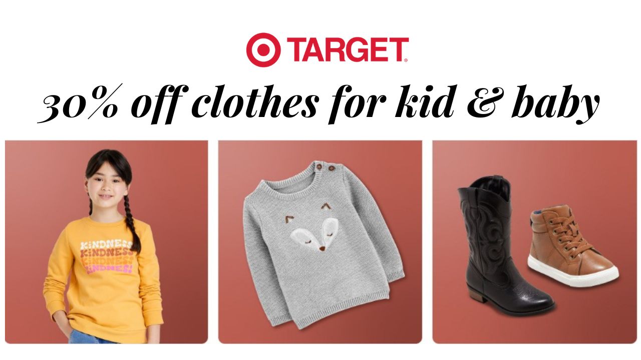 Target 30 off Kids Clothes & Shoes Online Only Southern Savers