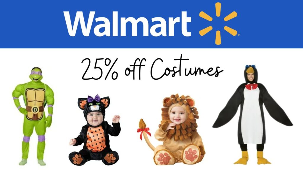 25 off Costumes Online at Walmart Southern Savers
