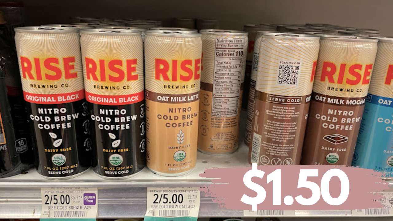 Get 5 Rise Nitro Cold Brew Coffees for 1.50 Each Southern Savers