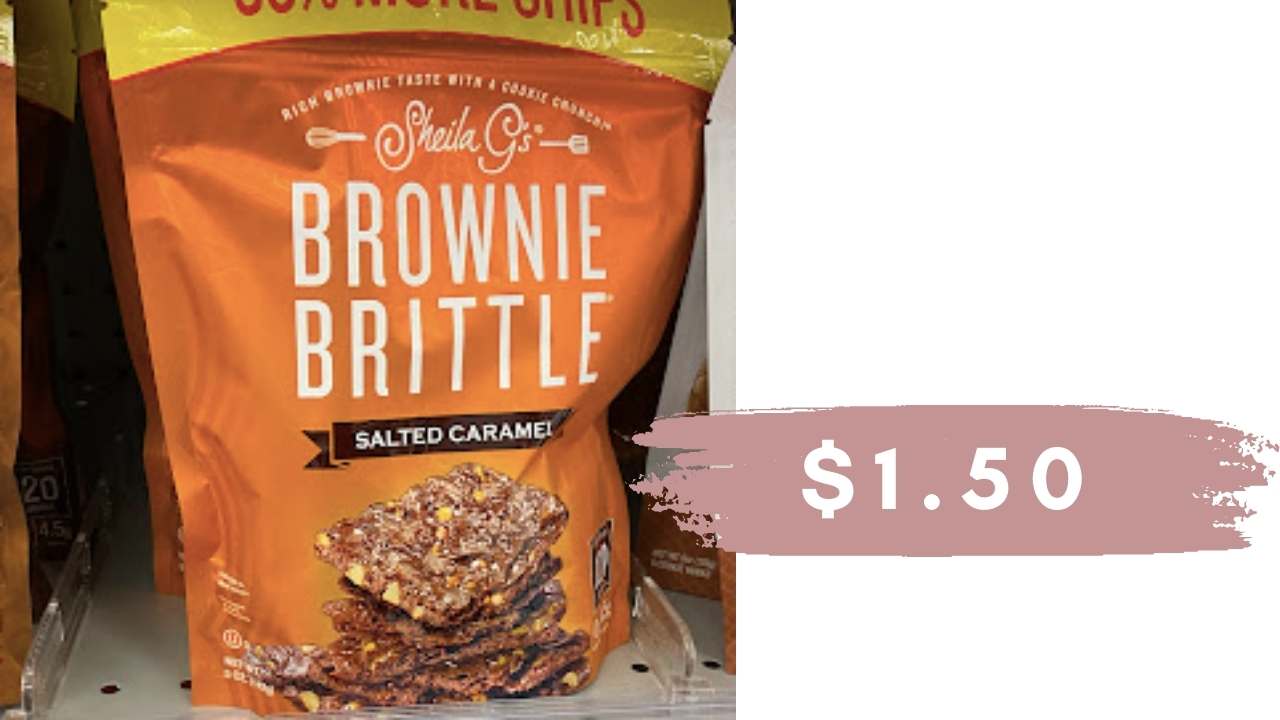 Get Shelia G's Brownie Brittle for 1.50 at Walgreens Southern Savers