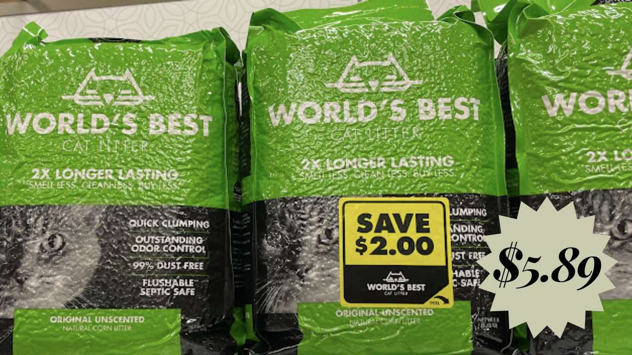 5.89 World's Best Cat Litter at Publix Southern Savers