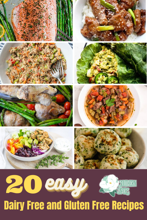If you or someone in your family has food restrictions or is trying to eliminate potential allergens, here are 20 easy dairy free gluten free recipes!