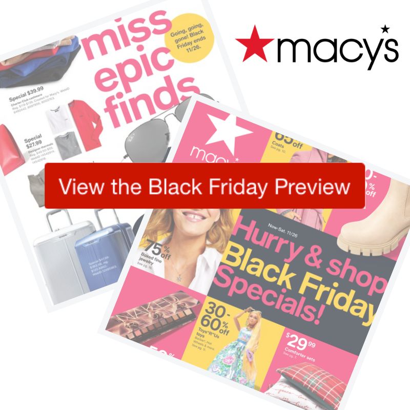 Macy's Black Friday Ad 2023 Southern Savers