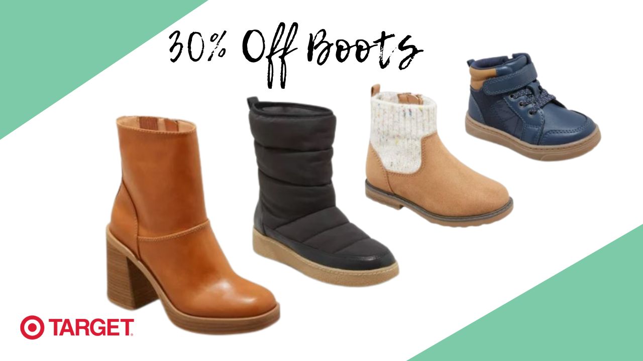 30% Off Boots For Everyone at Target :: Southern Savers