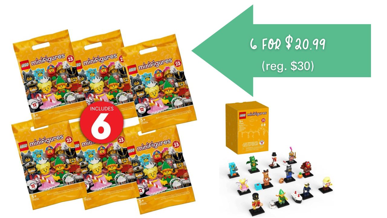 Target 6 LEGO Minifigures 20.99 (reg. 30) Southern Savers
