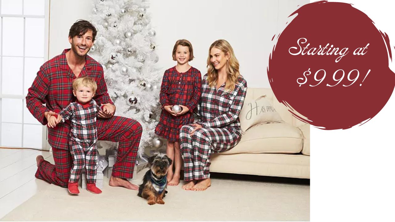 Macy's  Family Christmas Pajamas From $9.99 :: Southern Savers
