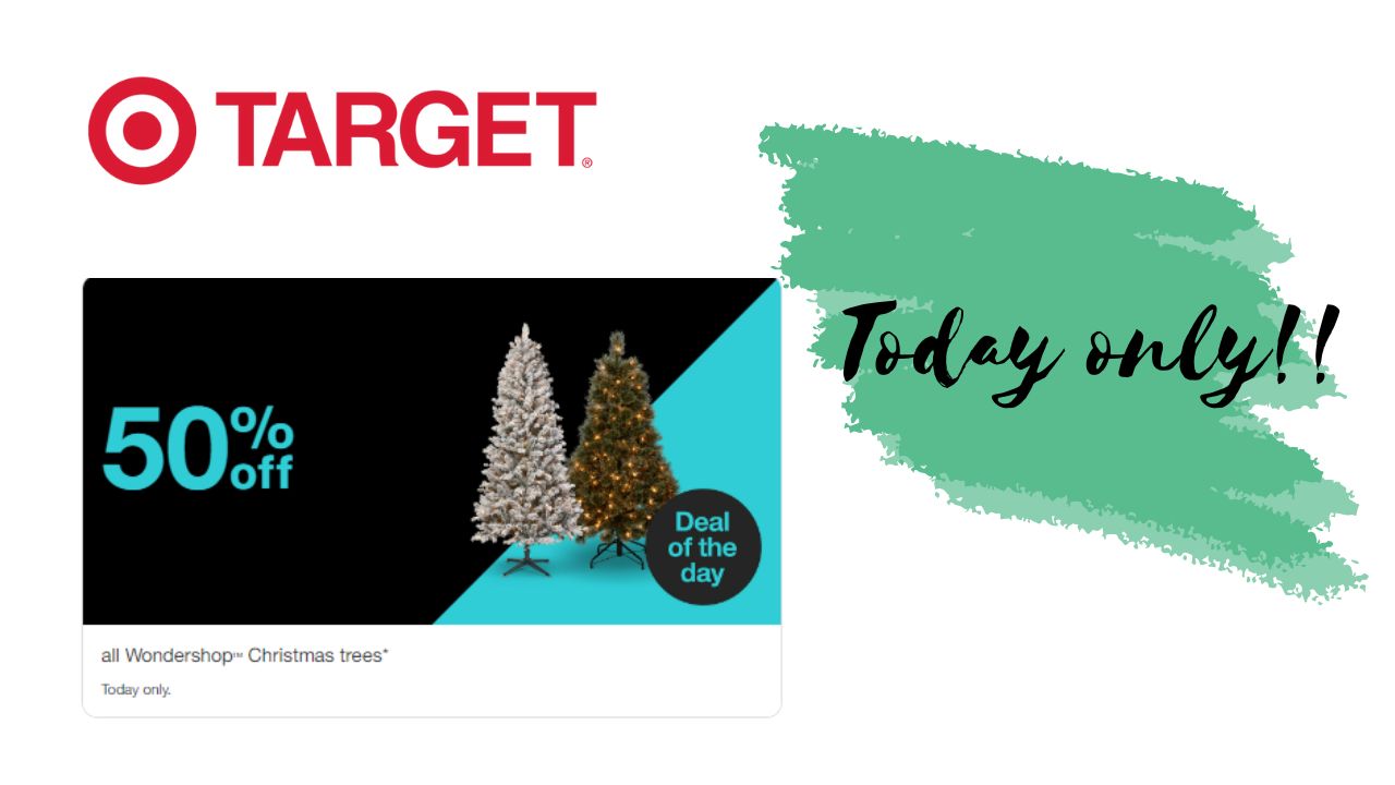 50 off Christmas Trees at Target! Southern Savers