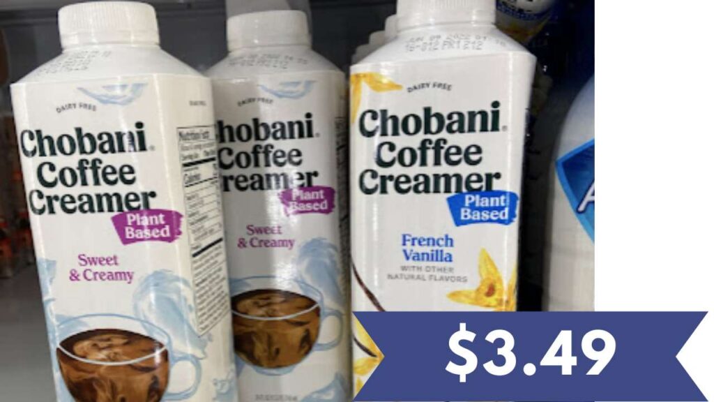 3.49 Chobani Coffee Creamer at Kroger Southern Savers
