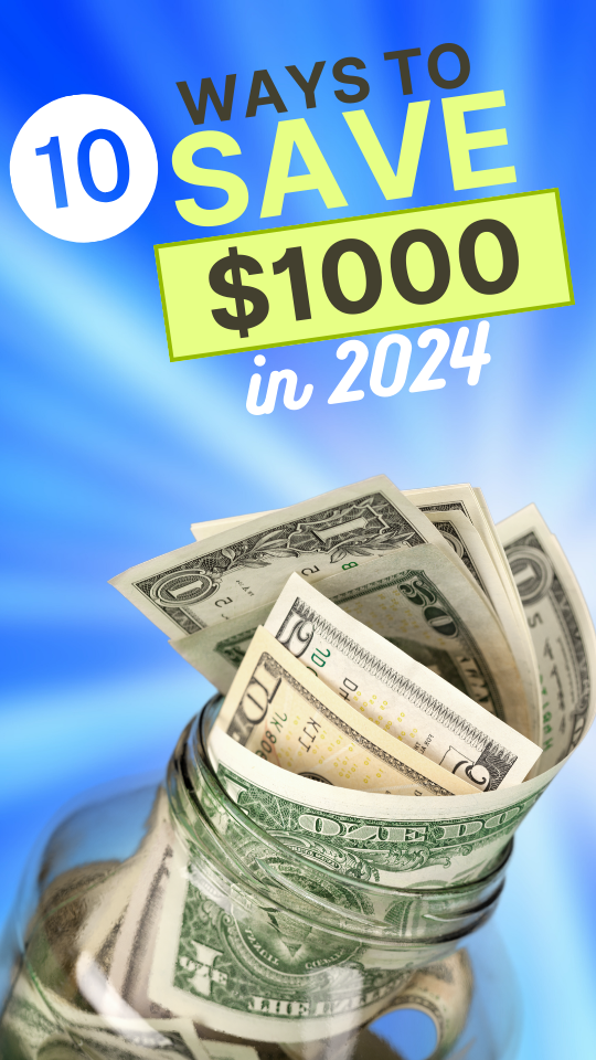 Any finance guru will tell you that you need to have a least $1,000 in an emergency fund. Here are 10 ways to save $1,000 in 2024!