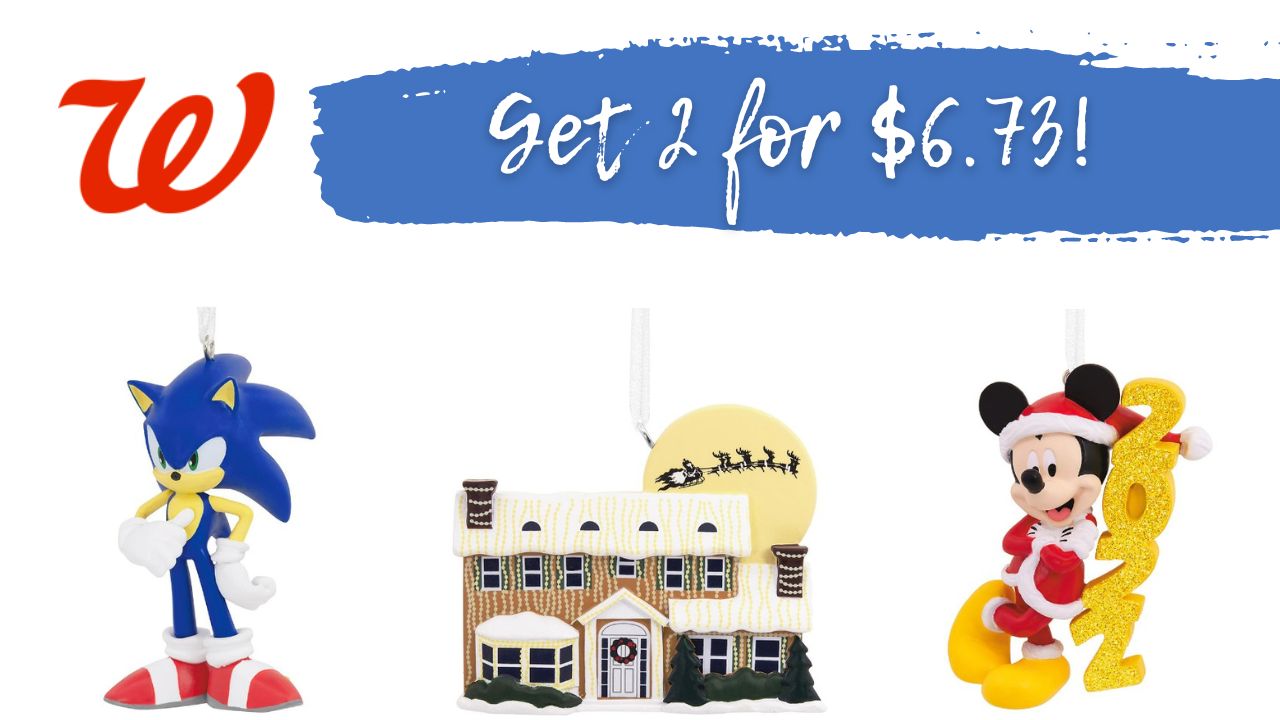 2 for 6.73 Hallmark Christmas Ornaments at Walgreens Southern Savers