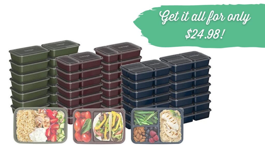 Bentgo 90-Piece Meal Prep Set Only $24.98 :: Southern Savers