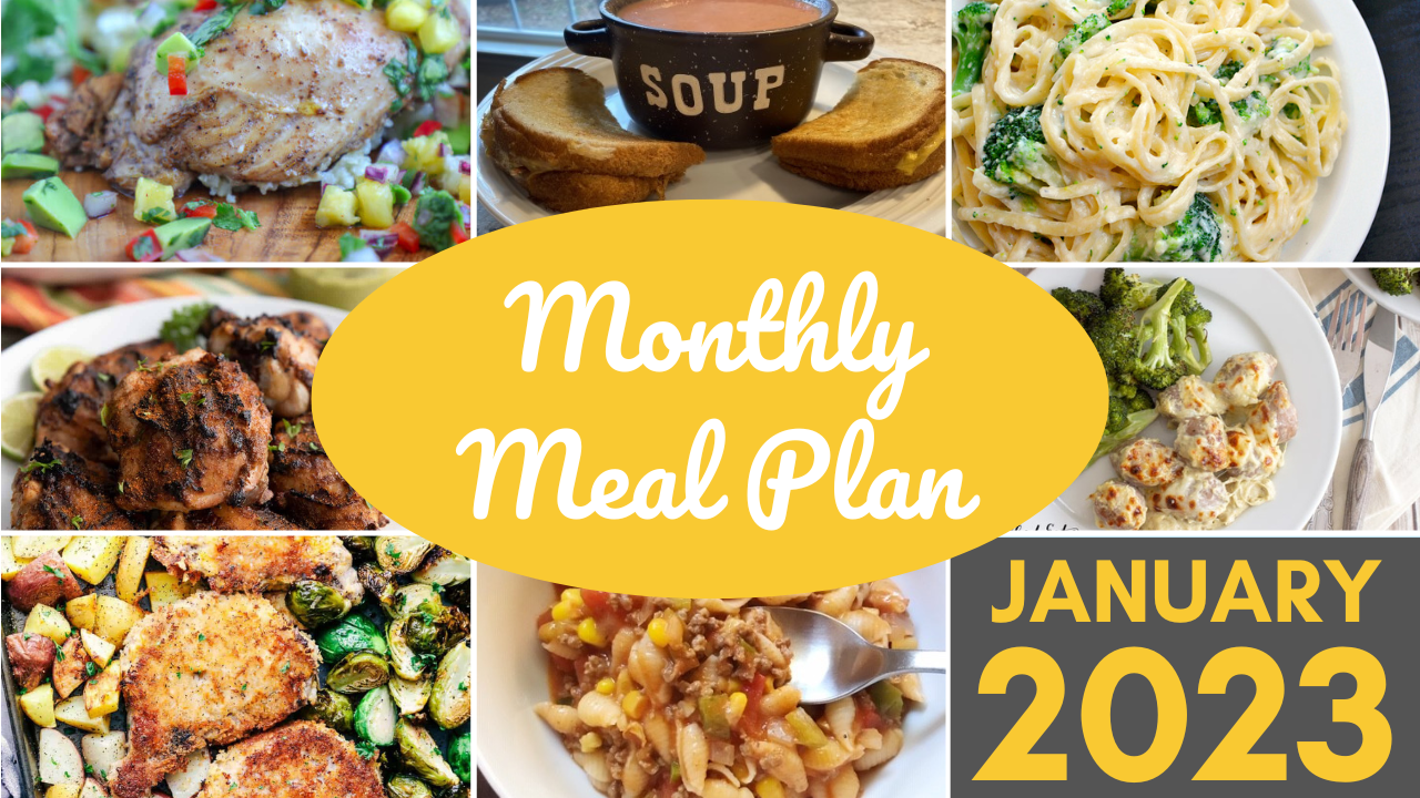 Southern Savers FREE January 2023 Monthly Meal Plan Southern Savers