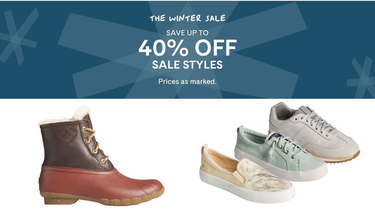 Sperry Sale Styles Up to 40 Off Southern Savers